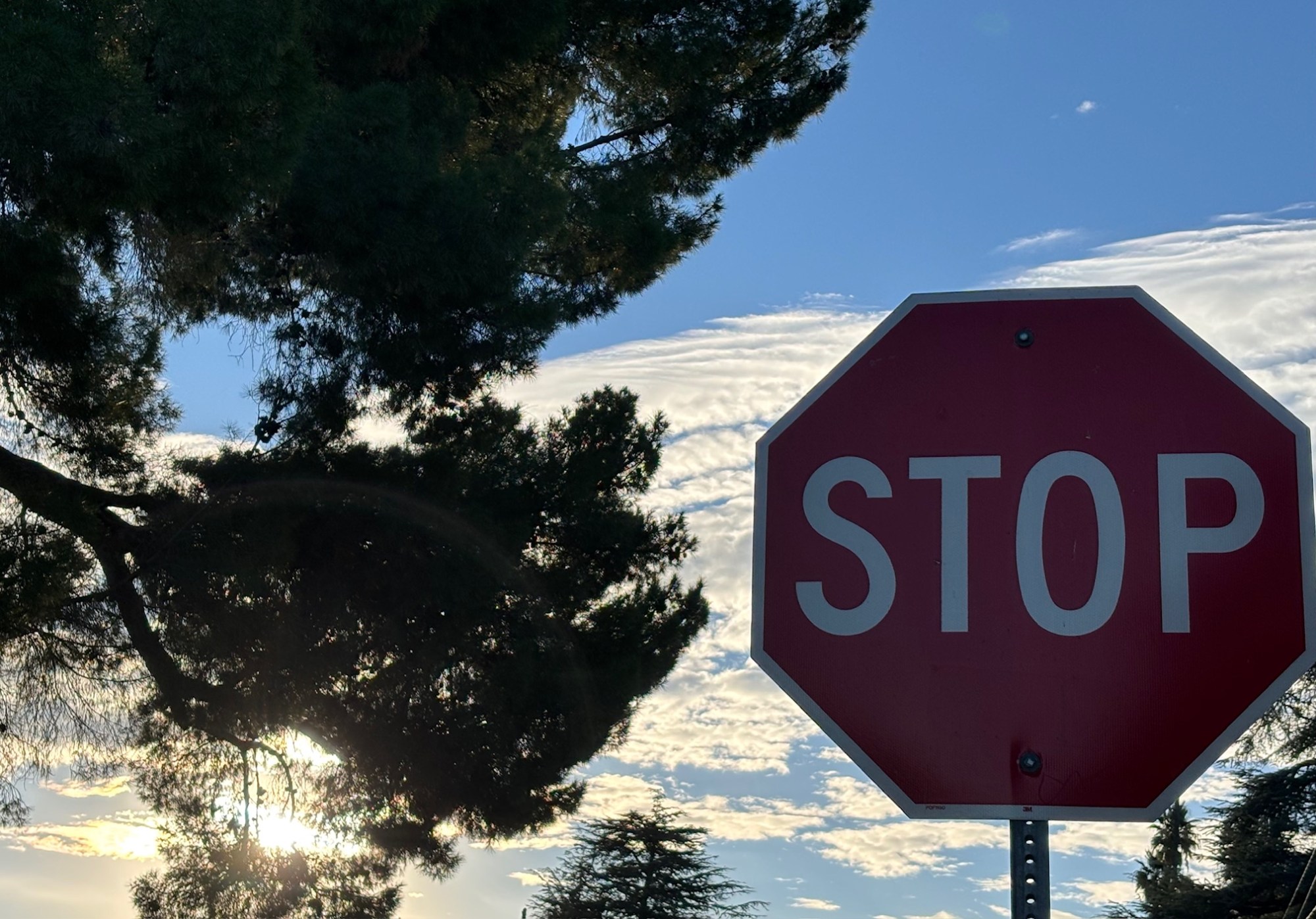 A stop sign is seen in Riverside on Thursday, Dec. 4, 2025. (Photo by Mark Acosta, The Press-Enterprise/SCNG)

