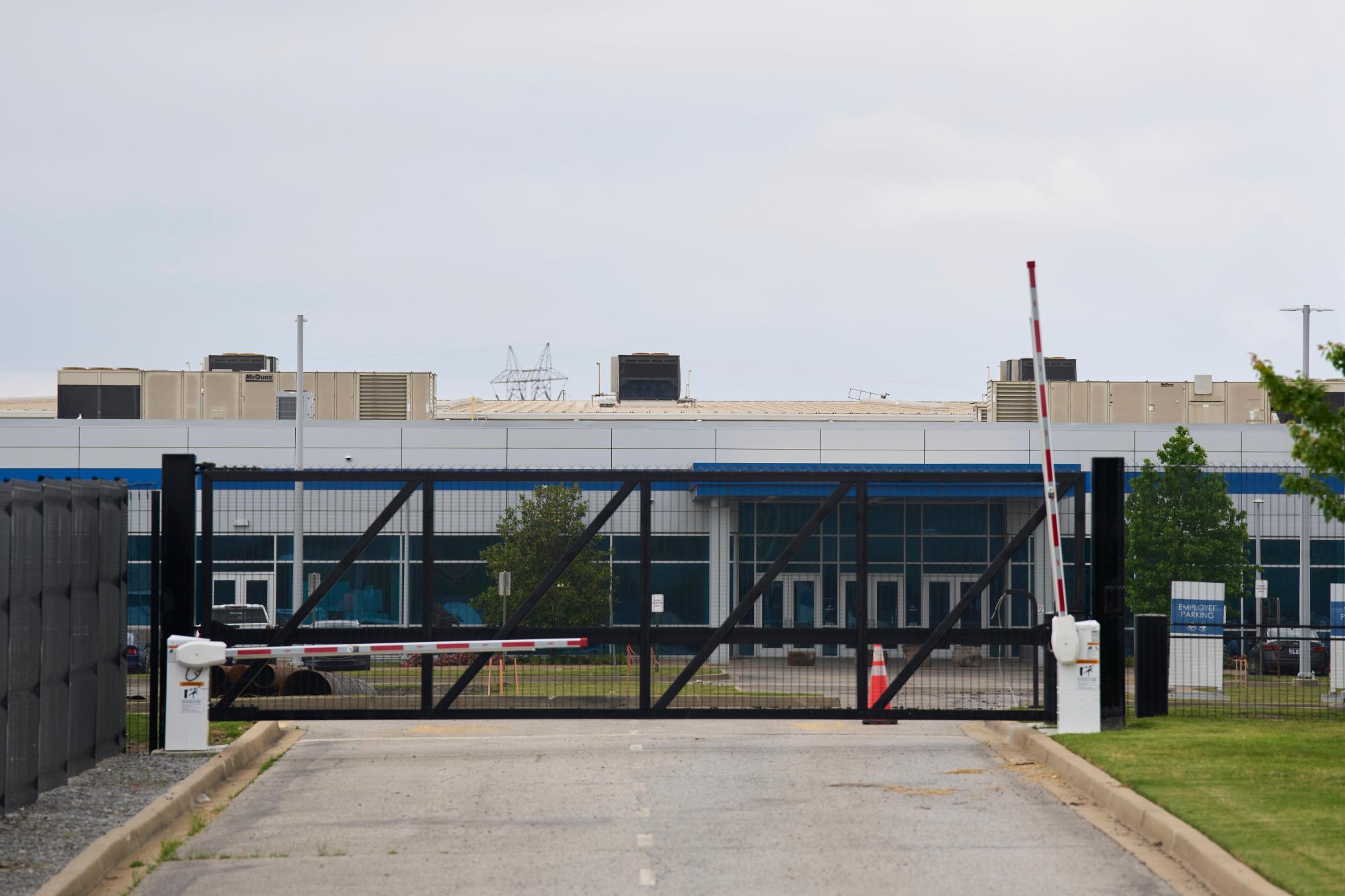 FILE – The xAI data center is seen, May 7, 2025, in Memphis, Tenn. (AP Photo/George Walker IV, File)

